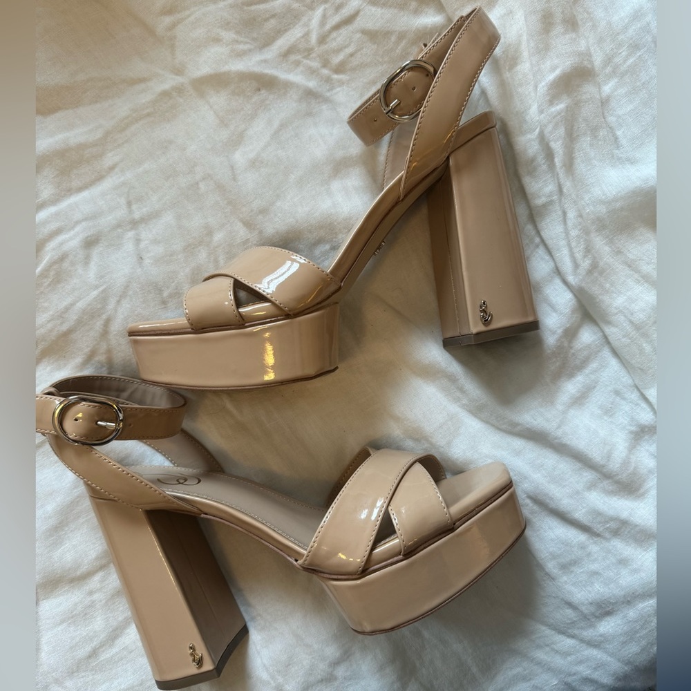 NEW Sam Edelman platform heels size 8